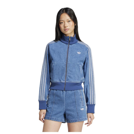 Adidas Γυναικεία ζακέτα Denim Adicolor Track Top